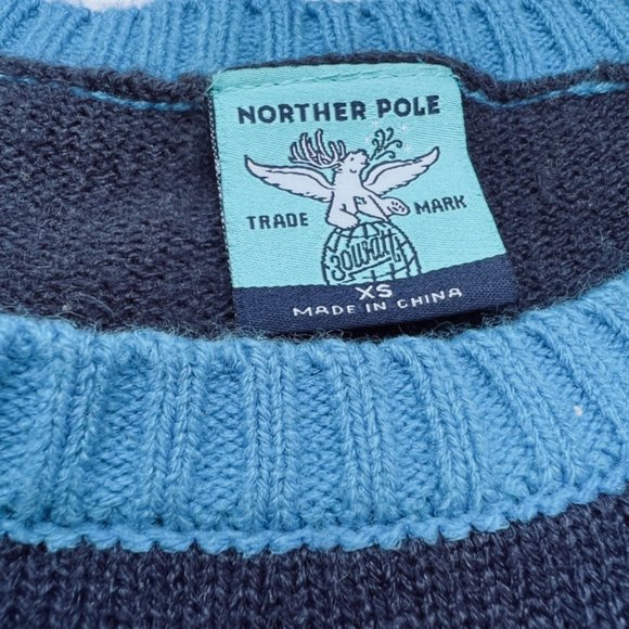 Snowflake Latke Happy Face Sweater Swedish Norwegian Nordic Fun! - Picture 4 of 6